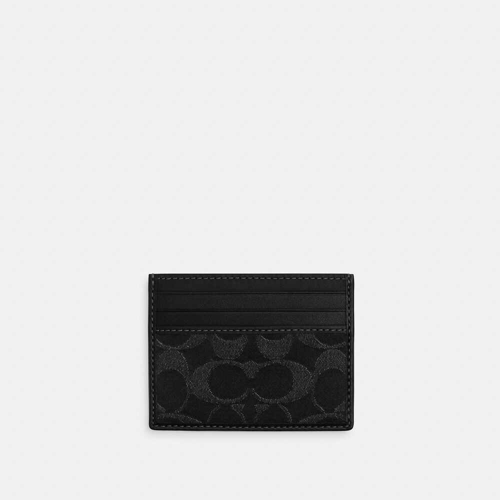 Coach Men's Slim Id Card Case In Signature Denim